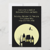 お化け屋敷と空飛ぶ魔女 招待状 (正面)