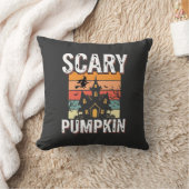 お化け屋敷のかぼちゃ ハロウィンデザイン_1 クッション (ブランケット)