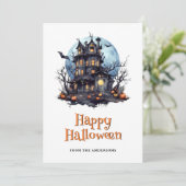 お化け屋敷のこうもり ハロウィンカード シーズンカード (スタンド正面)