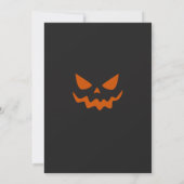 お化け屋敷のハロウィンパーティー 招待状 (裏面)