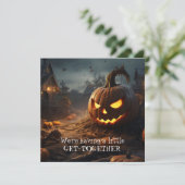 お化け屋敷のハロウィンパーティー 招待状 (スタンド正面)