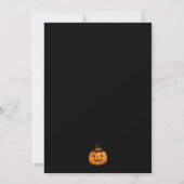 お化け屋敷のハロウィンパーティー 招待状 (裏面)