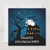 お化け屋敷のハローウィンパーティ 招待状 (裏面)