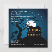 お化け屋敷のハローウィンパーティ 招待状 (正面)