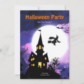 お化け屋敷の恐いハローウィンパーティ 招待状 (正面)