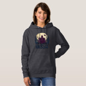お化け屋敷の魔女Tシャツ ビンテージ ハロウィン 彫刻 パーカ (正面フル)