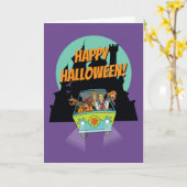 お化け屋敷のScooby-Doo "ミステリー" カード (黄色い花)