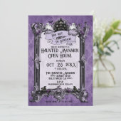 お化け屋敷オープンハウス（裏面ホルダー） 招待状 (スタンド正面)