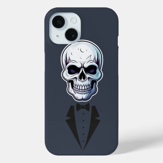 お化け屋敷スケルトンハロウィンTシャツ Case-Mate iPhoneケース (裏面)