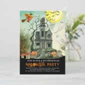 お化け屋敷ハロウィンパーティー 招待状 (スタンド正面)