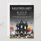 お化け屋敷ハロウィンパーティー 招待状 (正面)