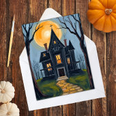 お化け屋敷 | スプーキー・ハロウィン シーズンポストカード