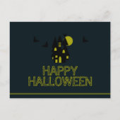 お化け屋敷 ハッピーハロウィン ポストカード (正面)