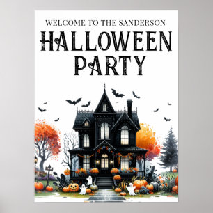お化け屋敷 ハロウィンパーティー サイン