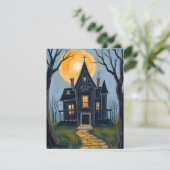 お化け屋敷 | 怖いハロウィン シーズンカード (スタンド正面)