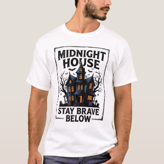 お化け屋敷Tシャツ ビンテージ スプーキー ナイト デザイン_1 Tシャツ