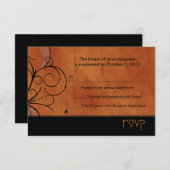 お化け森の出欠連絡のお知らせ 出欠カード (正面/裏面)