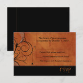 お化け森の出欠連絡の発表 出欠カード (正面/裏面)