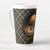 お化け焼き鳥ヘブン カフェラテマグ (左アングル)