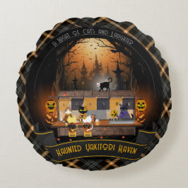 お化け焼き鳥ヘブン ラウンドクッション