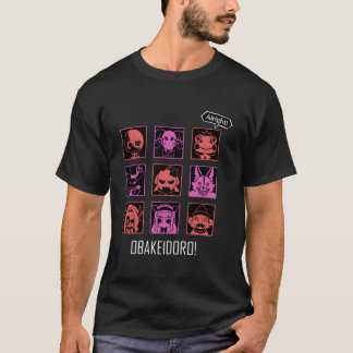 お化け衣装のモンスターゲーム内アイコン Tシャツ
