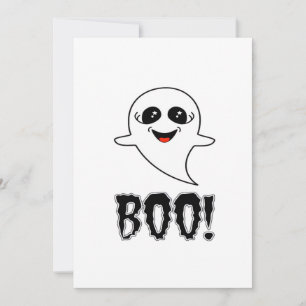 お化け！ルーカスによるかわいいハロウィン レトロ クラシック シーズンカード