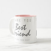 お友よ最高のり ツートーンマグカップ (正面左)