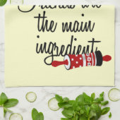 お友達が主な材料のキッチンタオル キッチンタオル (折り畳み)