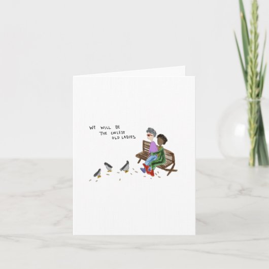 お友達と一緒に年最高のを取る サンキューカード (正面)