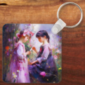 お友達と花2 キーホルダー (裏面)