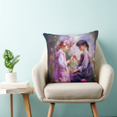 お友達と花2 クッション (椅子)