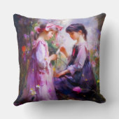 お友達と花2 クッション (裏面)