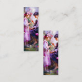 お友達と花2 スキニー名刺 (正面/裏面)