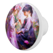 お友達と花2 セラミックノブ (右)