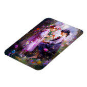 お友達と花2 マグネット (左側)