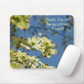 お友達になってくれてあ素晴らしりがとう! mosepad マウスパッド (マウス)