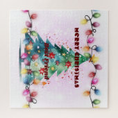 お友達に聖降誕祭最高のお祝い ジグソーパズル (横)