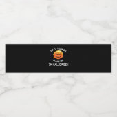 お友達のためにおもしろいハロウィーン・トランプキンが悪い ペットボトルラベル (シングルラベル)