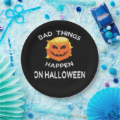 お友達のためにおもしろいハロウィーン・トランプキンが悪い ペーパープレート (パーティー)
