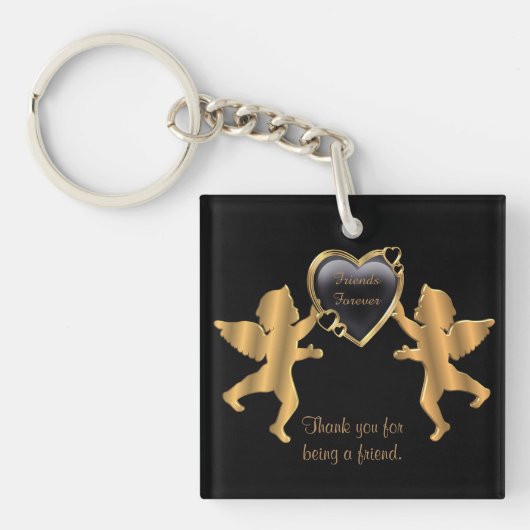 お友達キーチェーンありがとう キーホルダー (正面)