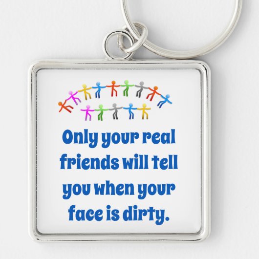 お友達実在だけが教えてくれる – 友情 キーホルダー (正面)