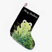 お友達最高のには スモールクリスマスストッキング (正面 (吊り時))
