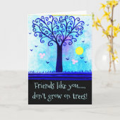 お友達 カード (黄色い花)