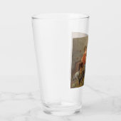 お友達(幼い遊男の子とペットのうさぎ) タンブラーグラス (右)