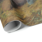 お友達(幼い遊男の子とペットのうさぎ) ラッピングペーパー (ロールコーナー)