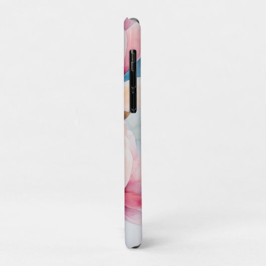 お名エレガント前ピンクマグノリア Case-Mate iPhoneケース (裏面/左)