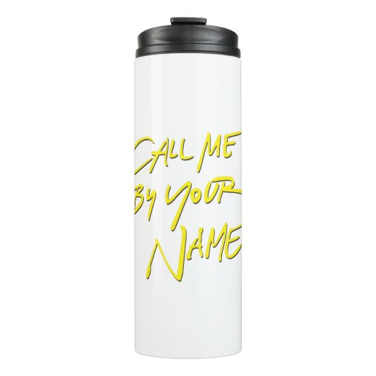 お名前ごとにフォントロゴタイポグラフィ タンブラー (正面)