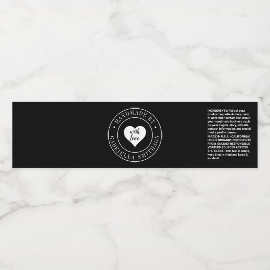 お名前で手作り製品ラップラのまわりにベル ペットボトルラベル (シングルラベル)