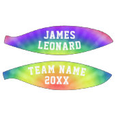 お名前とチーム絞り染めパーソナライズされたバスケットボール バスケットボール (パネル)