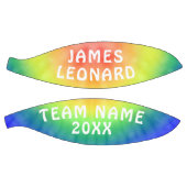 お名前とチーム絞り染めパーソナライズされたバスケットボール バスケットボール (パネル)